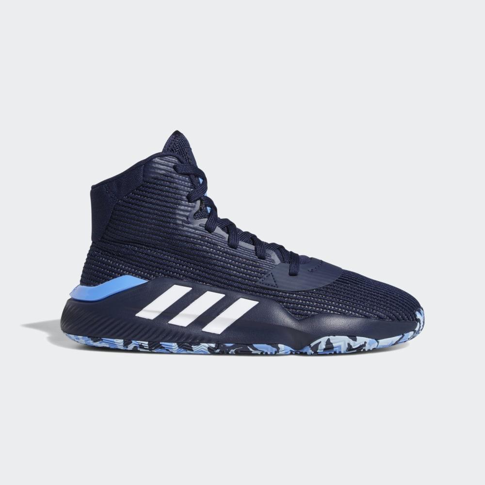 Adidas Men's Pro Bounce 2019 Basketball Shoes Navy/White/Blue Ireland F97283